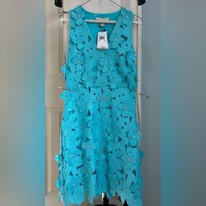 Michael Kors Turquoise Floral  Dress